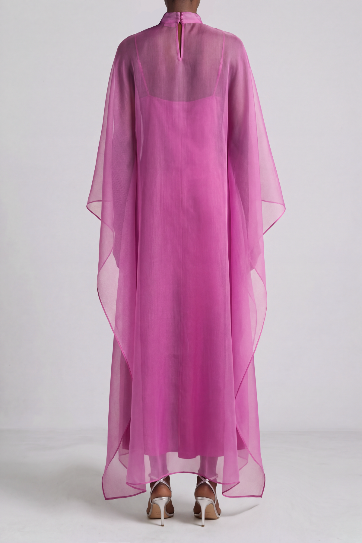 Karina High Neck Mesh Maxi Dress