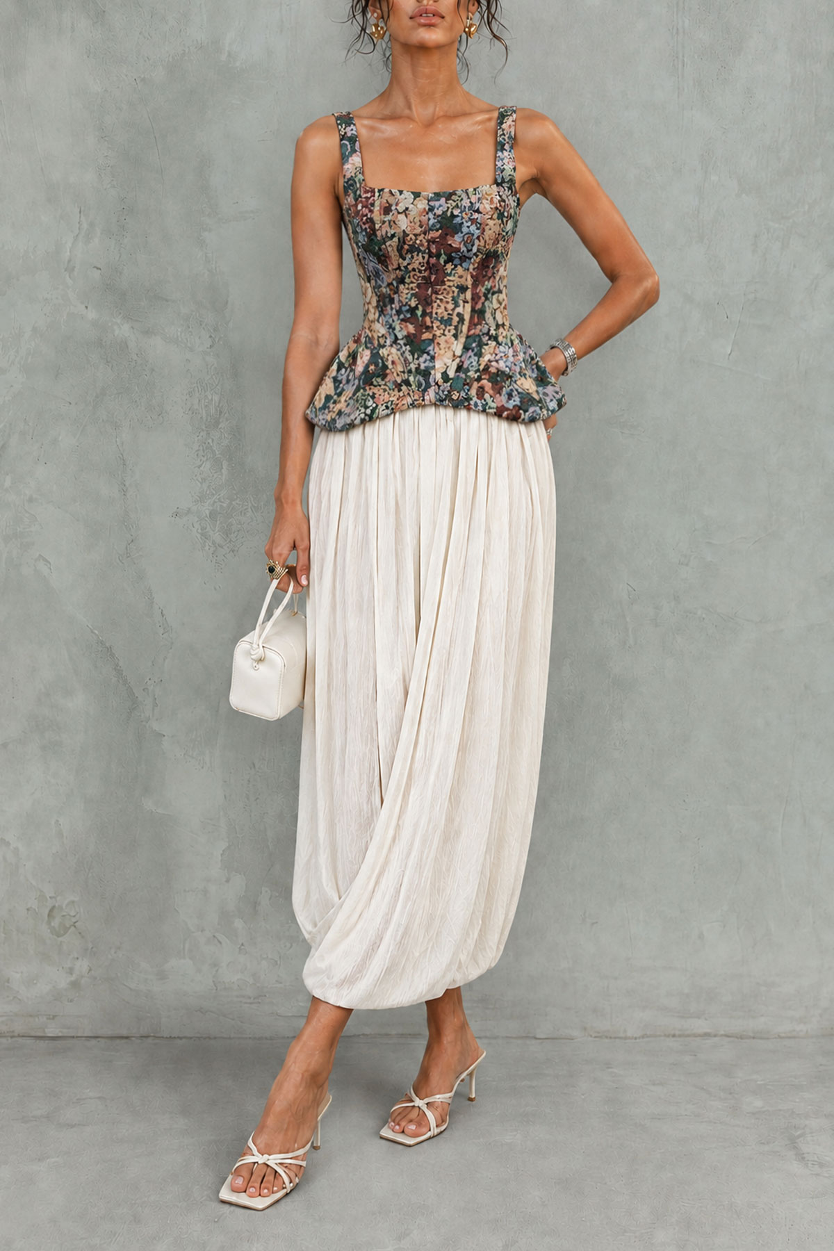 Leighton Spaghetti Floral Top