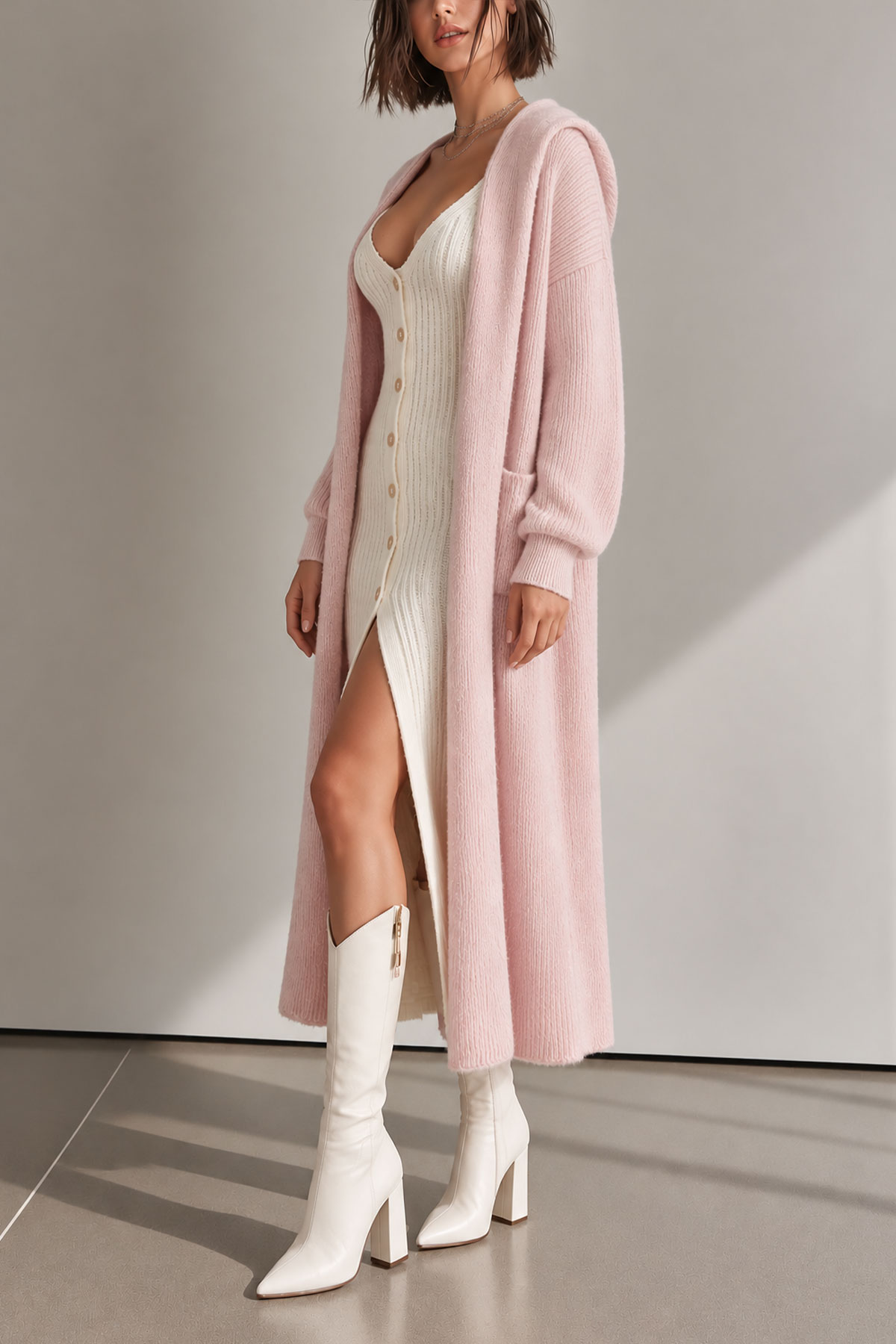 Linnea Long Sleeve Knit Coat