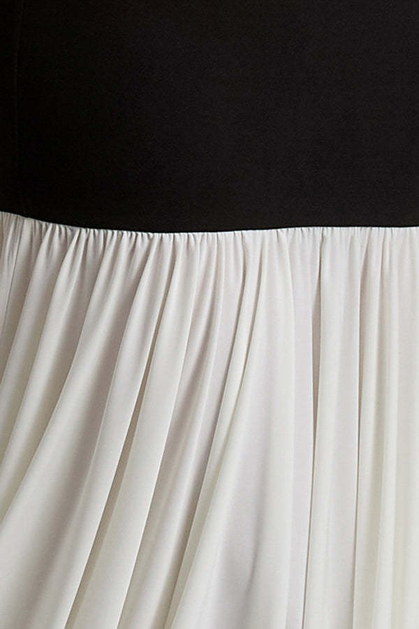 Hansel Round Neck Puff Sleeve Midi Dress