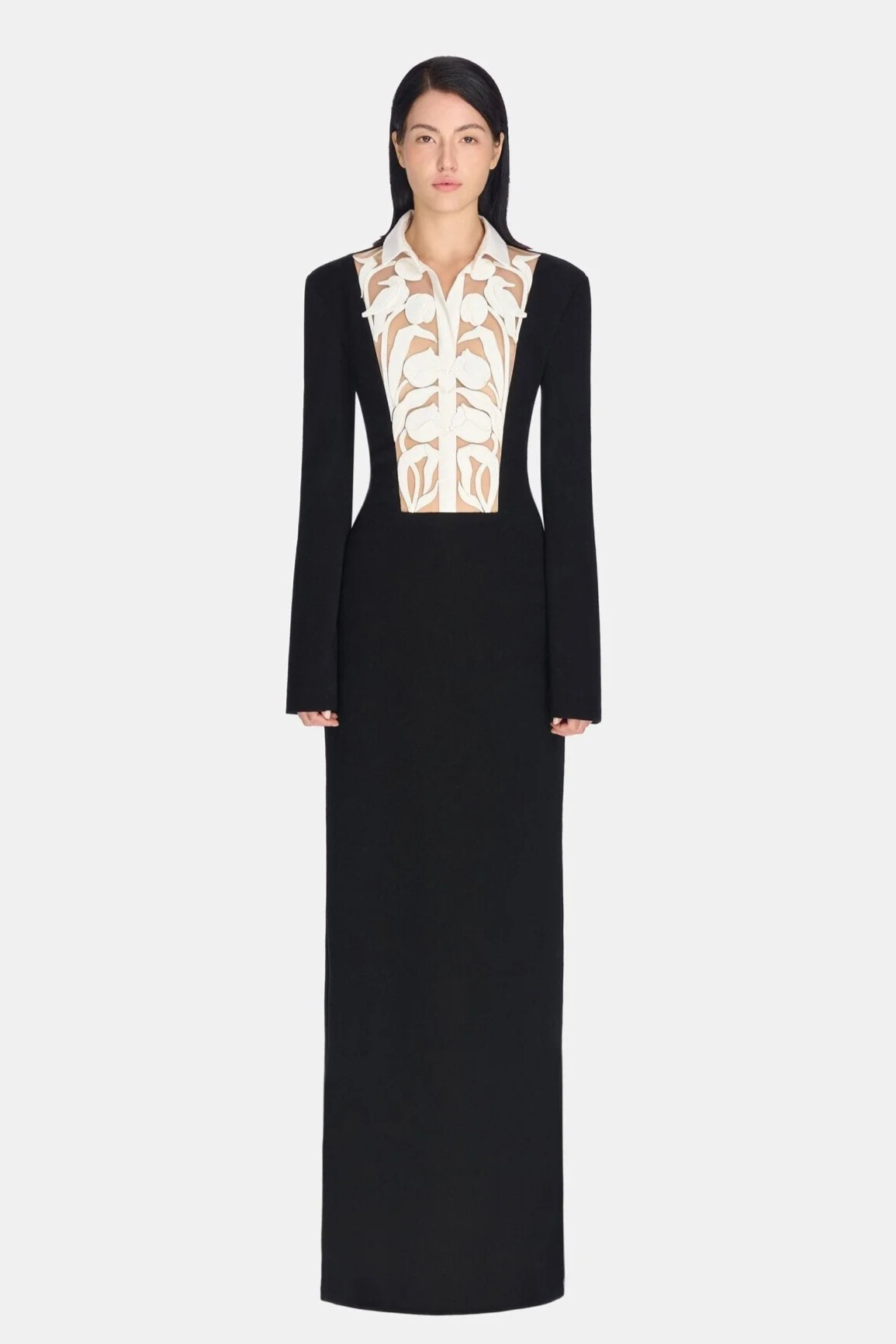 Raya Floral Embroidered Maxi Dress