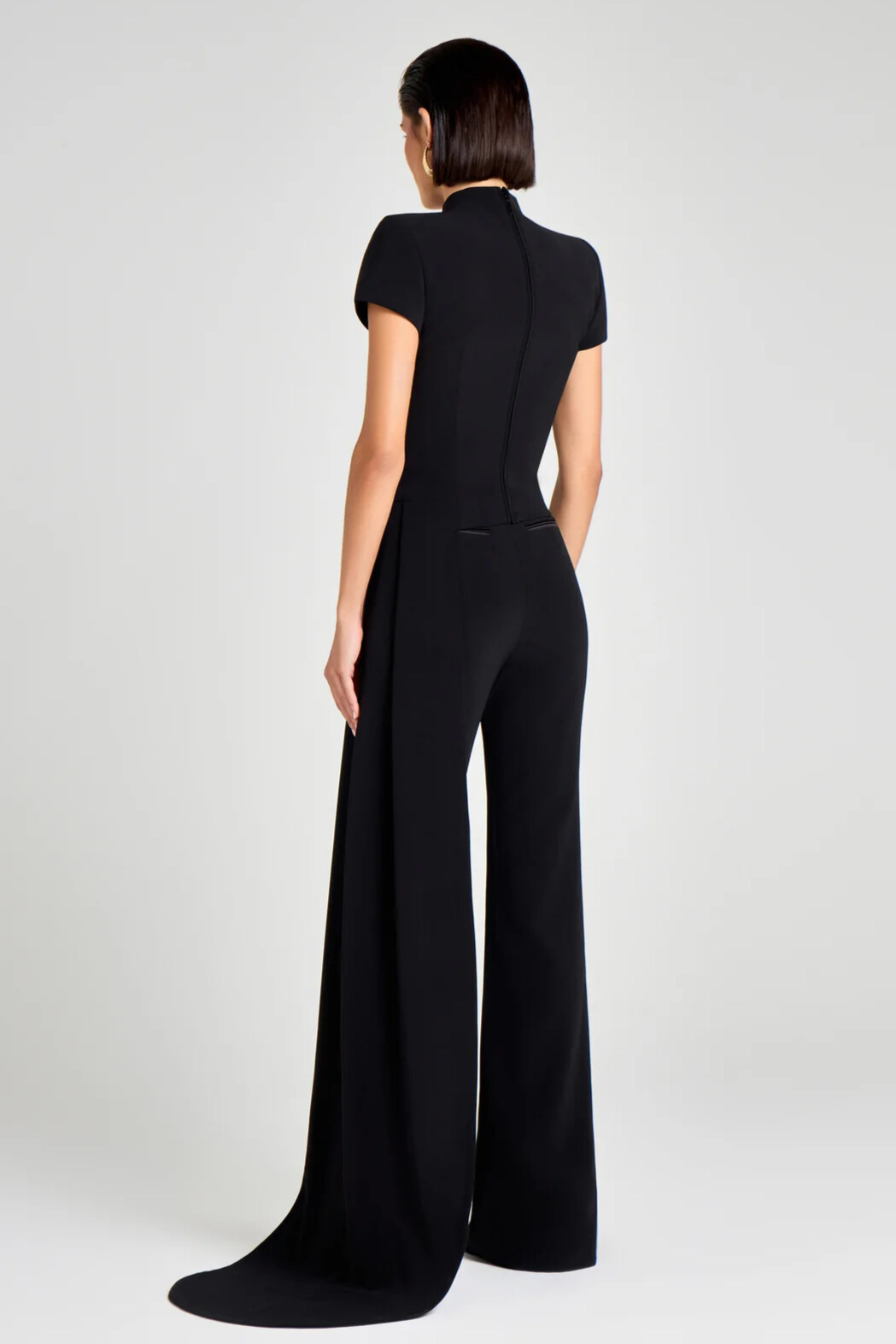 Cosima Deconstruct Draped Pants Set In Black
