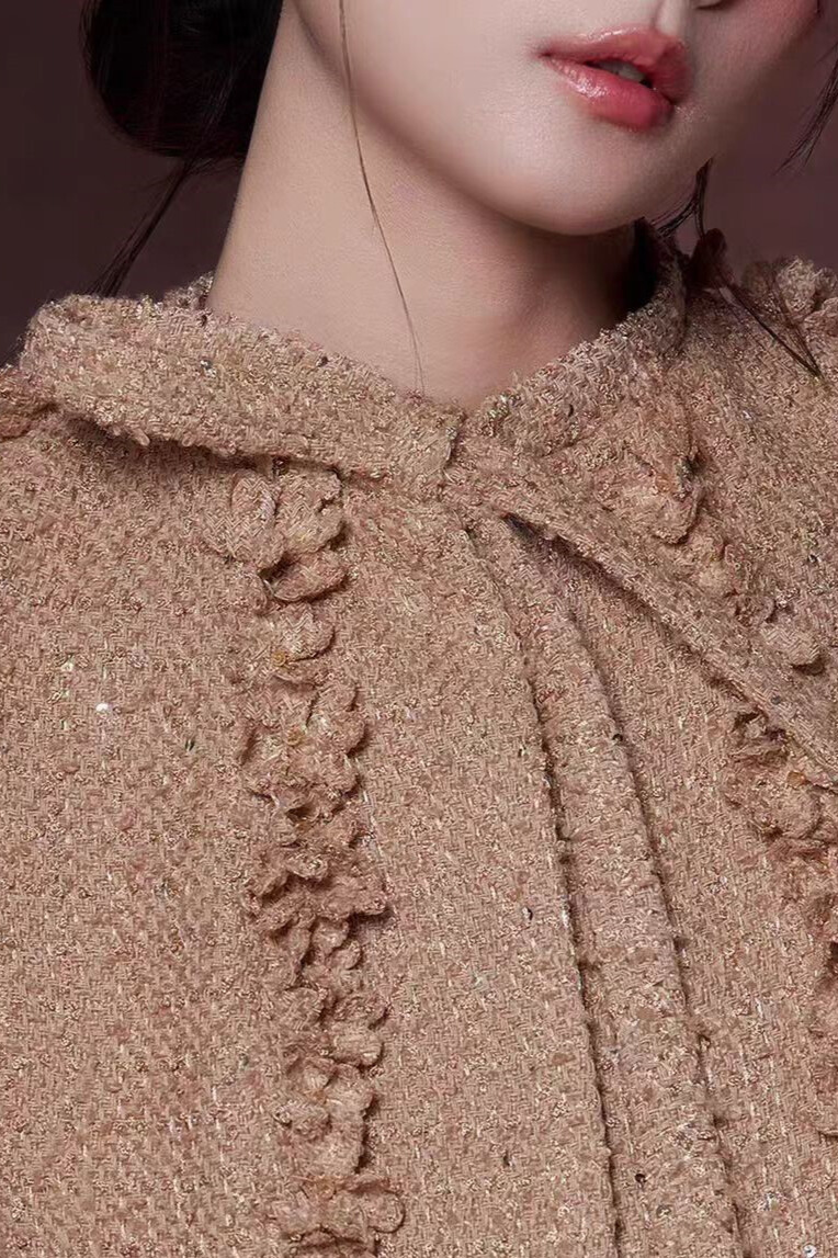 Laurel Short Sleeve Top Mesh Maxi Dress Set In Brown