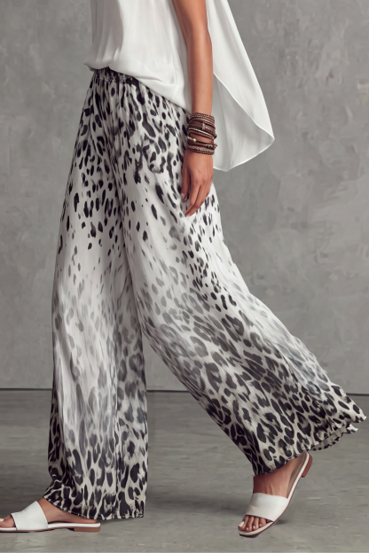 Zyphora Leopard Print Pants