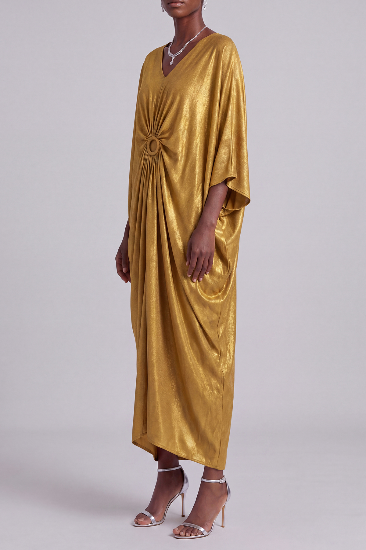 Phoebe Batwing Sleeves Maxi Dress