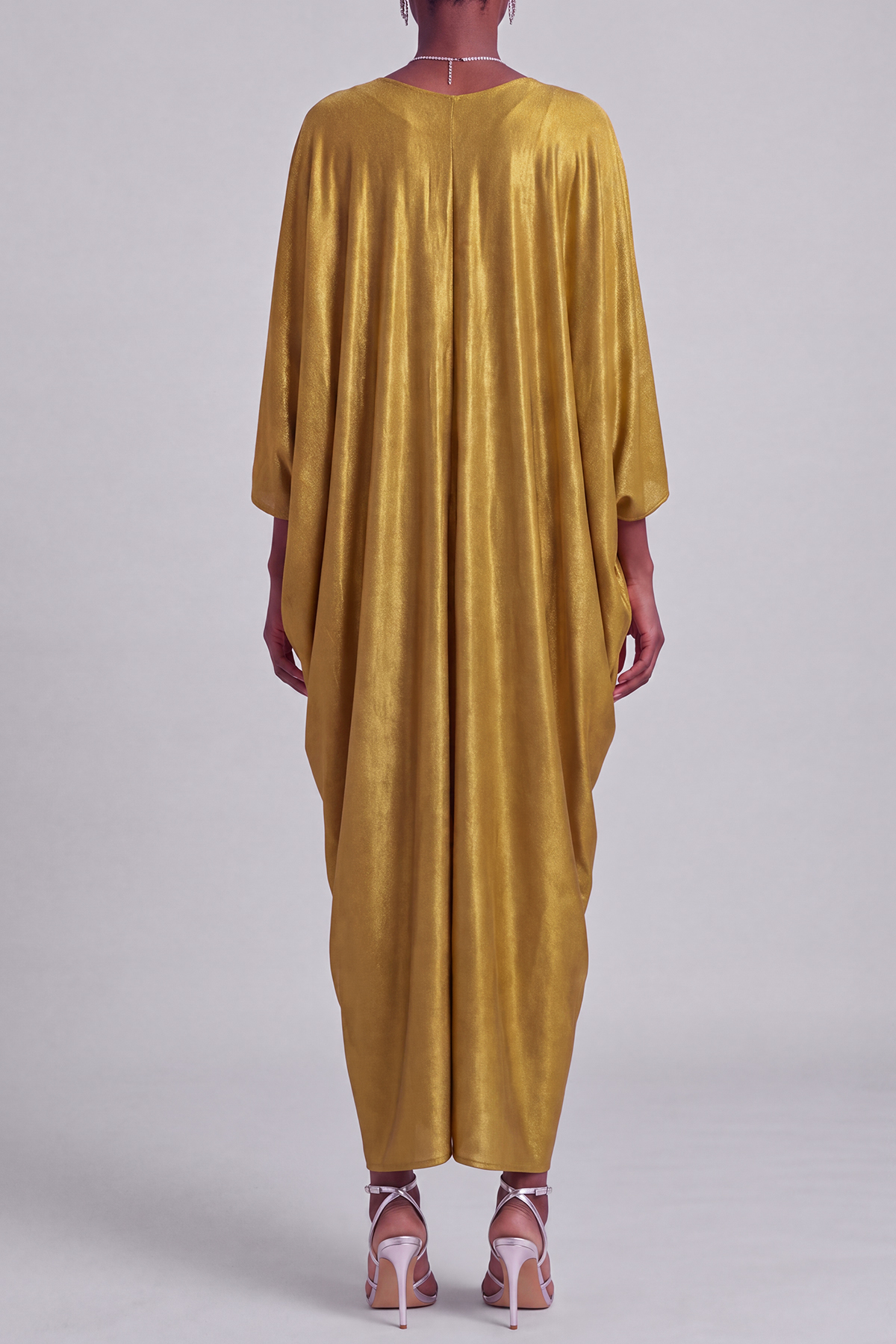 Phoebe Batwing Sleeves Maxi Dress