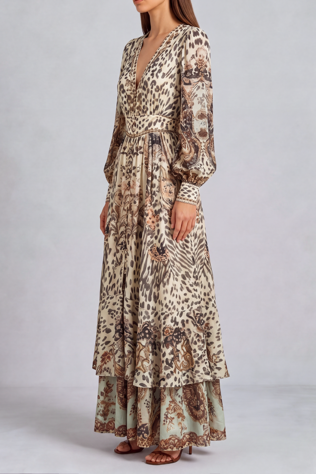 Remi Leopard Print Maxi Dress