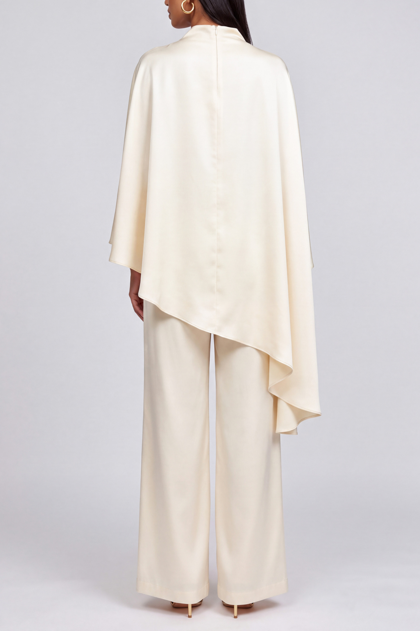 Seraphina High Neck Asymmetrical Pants Set