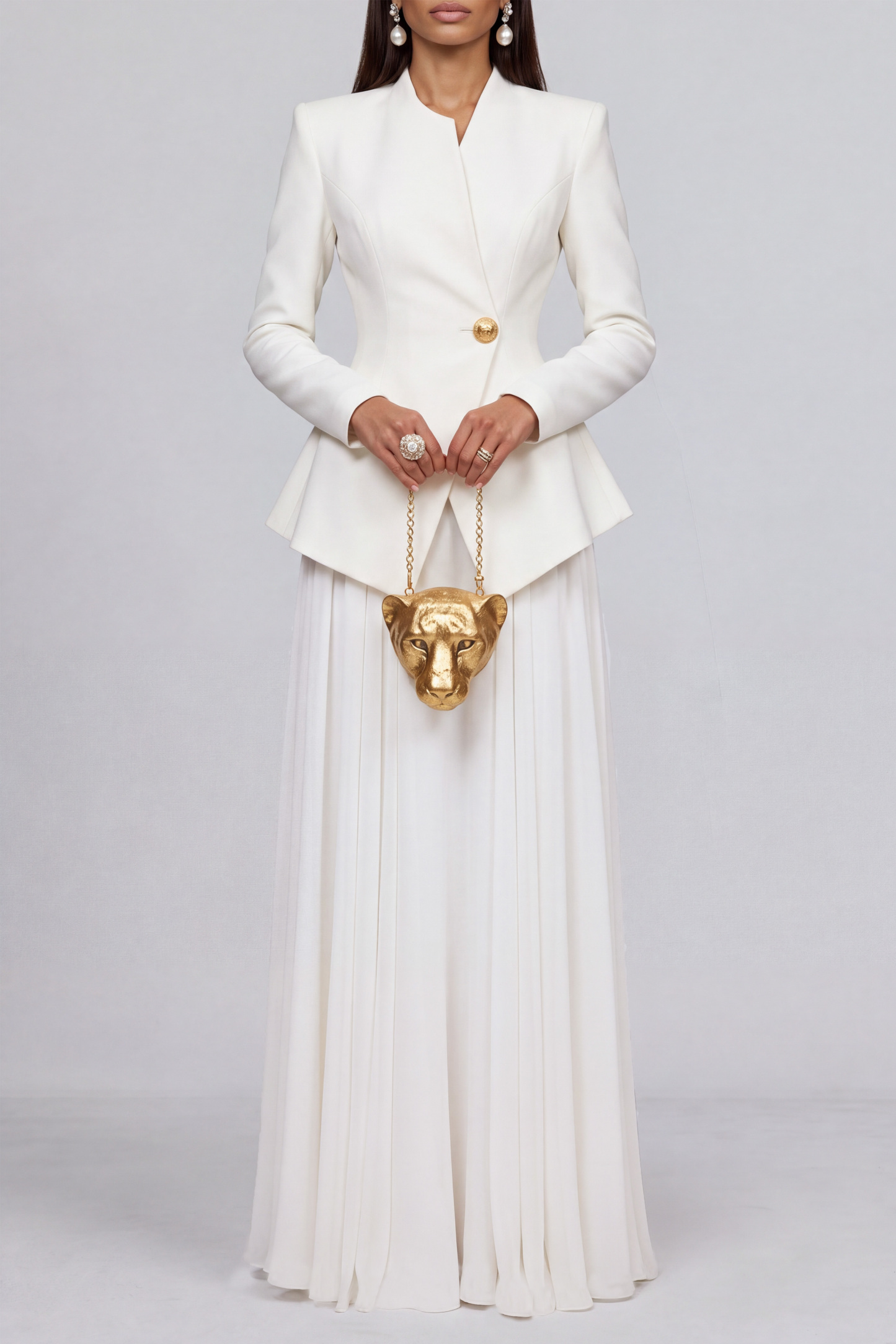 Tallulah Long Sleeve Button Skirts Set