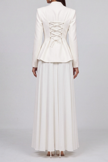 Tallulah Long Sleeve Button Skirts Set