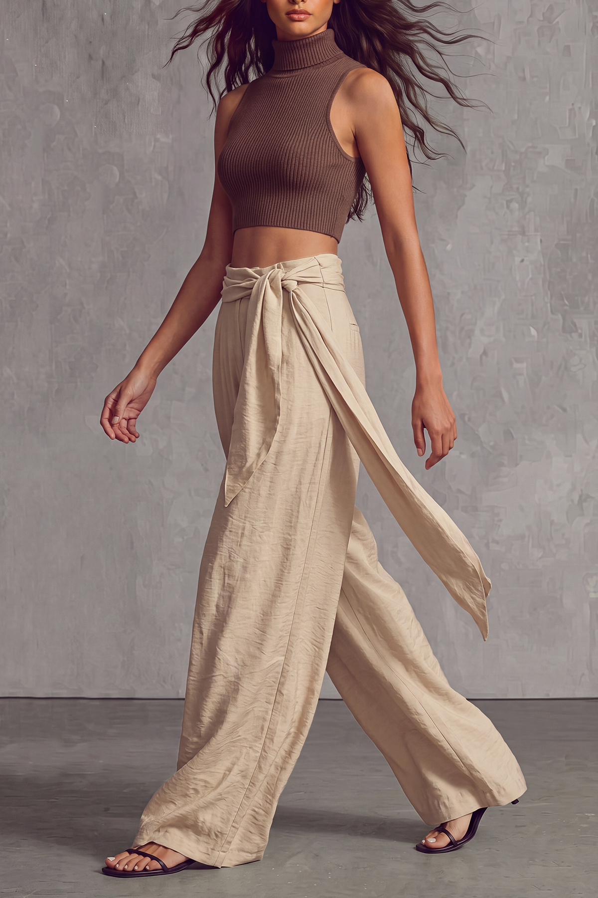 Torvique Tie Wrap High Waist Pants