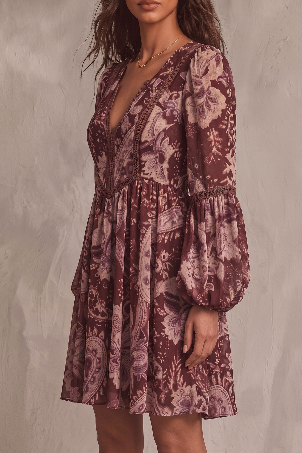 Waverly Ruffled Floral Mini Dress