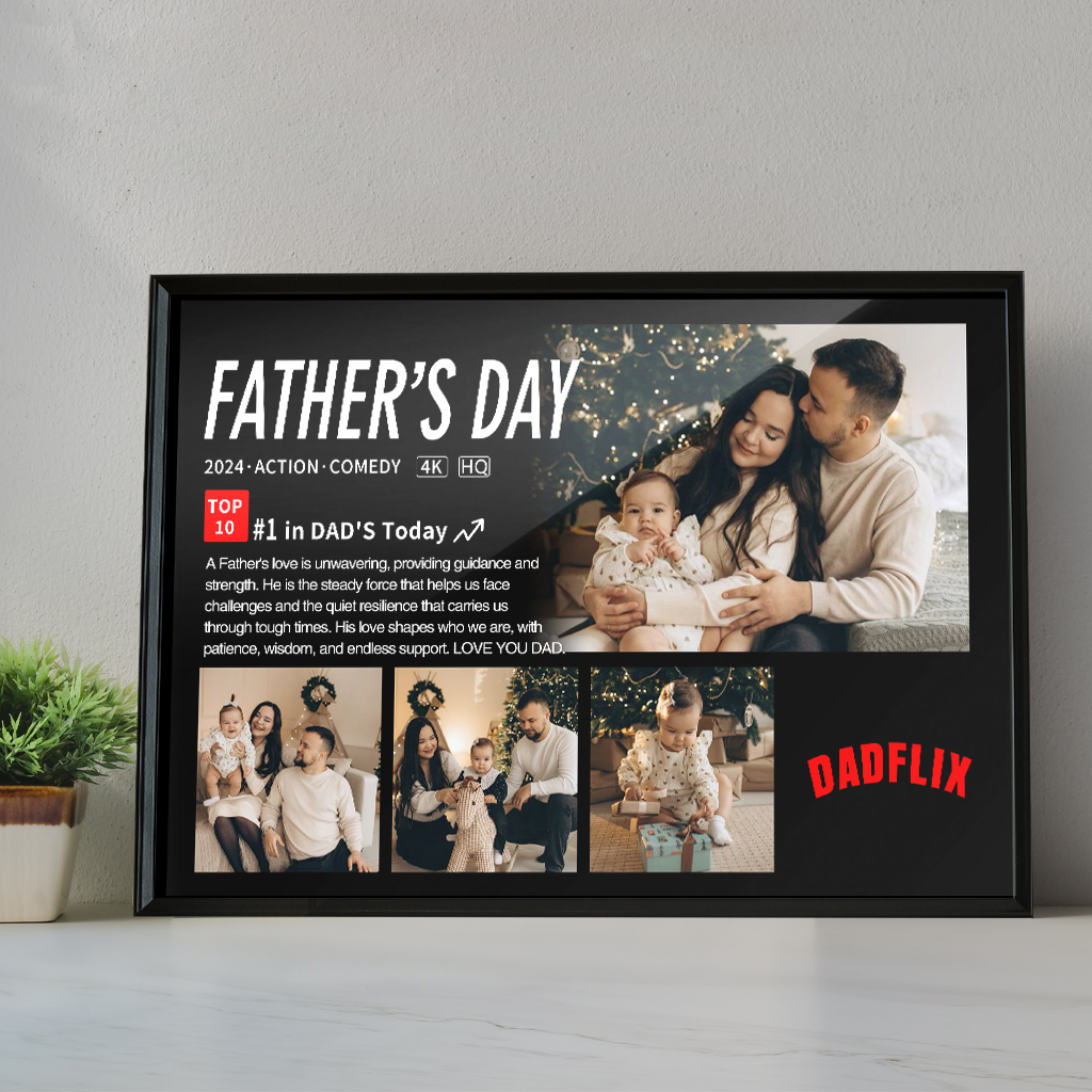The Customized Dadlfix Movie Photo Frame Made Him The Star Of The Show At This Moment.