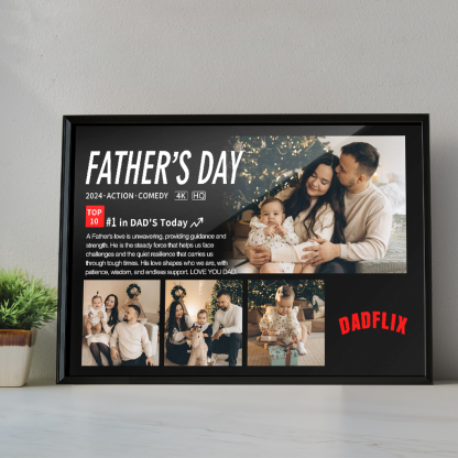 The Customized Dadlfix Movie Photo Frame Made Him The Star Of The Show At This Moment.