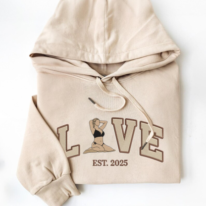 Your Photo, Your Love – Custom Couple Sexy Sweatshirt For A Memorable Valentine’S 💑