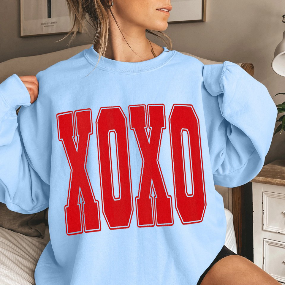 Customized XOXO Couple's Sweatshirts