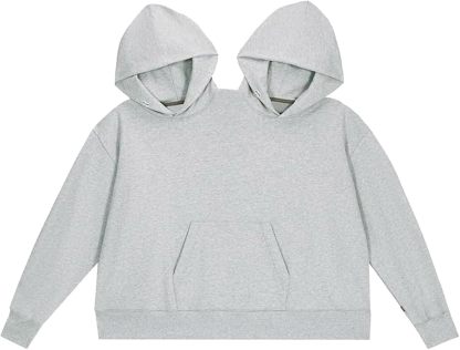 An Oversized, Extra-Large Hooded Sweatshirt Perfect For Two People, An Ideal Gift For Couples