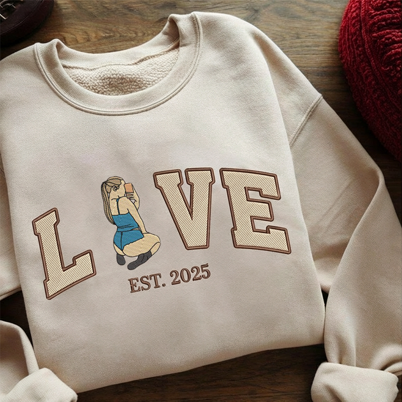 Your Photo, Your Love – Custom Couple Sexy Sweatshirt For A Memorable Valentine’S 💑