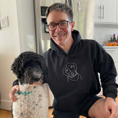Custom Pet Lines Embroidered Sweatshirt/Hoodie