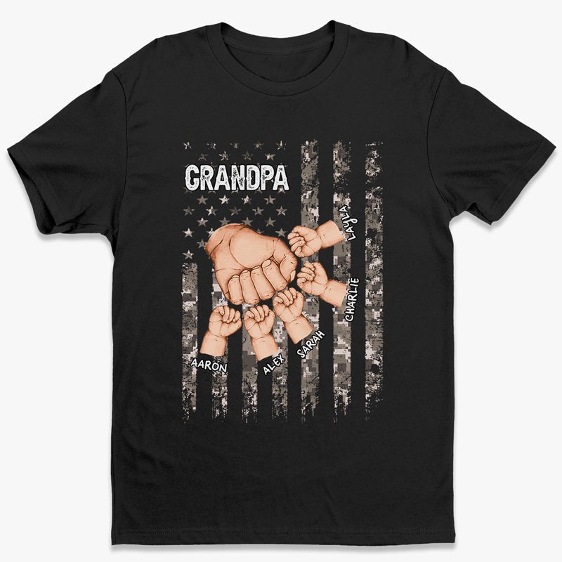 Grandpa Is Like Dad Without Rules - Family Personalized Custom Sweatshirt - Gifts to Dad