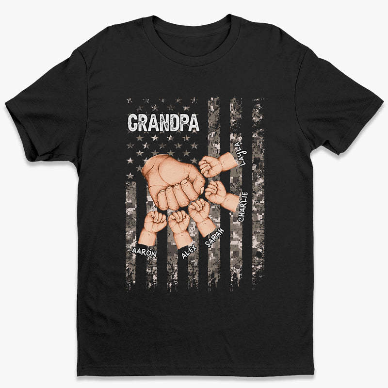 Grandpa Is Like Dad Without Rules - Family Personalized Custom Sweatshirt - Gifts to Dad