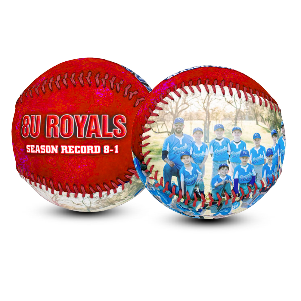 Personalized Photo Baseball Emblem Design  Father's Day Baseball Gifts for Dad, Son, Grandpa, Friends, Schoolmate