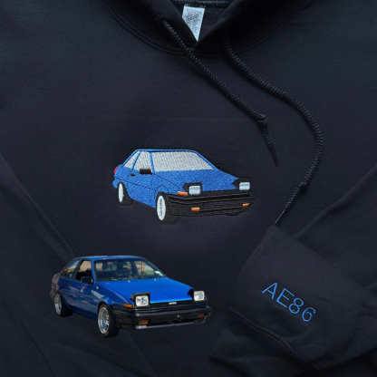 Custom Car Embroidered Crewneck & Hoodies – The Perfect Gift for Your Boyfriend or Husband!