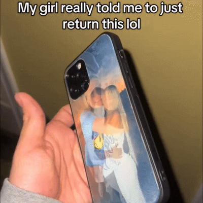 Customizable Phone Cases With Transforming Images Of Couples' Photos