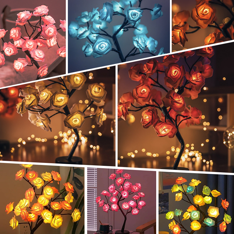 💕Forever Rose Tree Lamp
