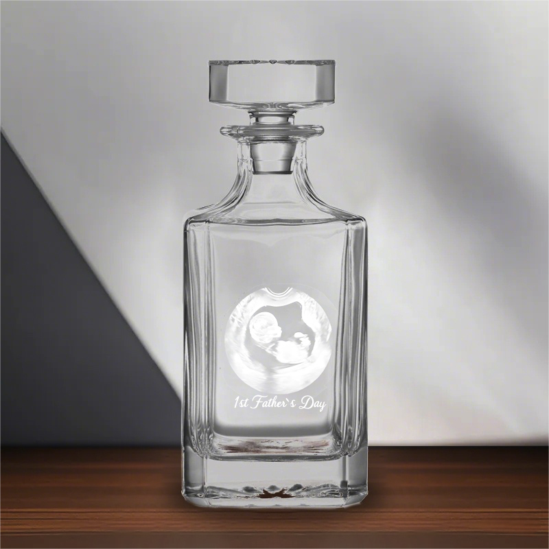 Custom 'World's Best Dad' Whiskey Bottle - Memorial Gift For New Fathers