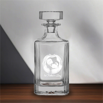 Custom 'World's Best Dad' Whiskey Bottle - Memorial Gift For New Fathers