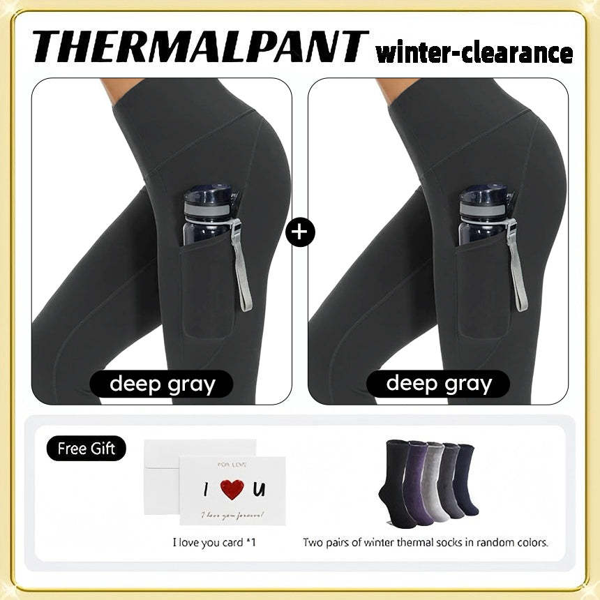 🔥 MustPride® Pocket Thermal Fleece Lined Leggings