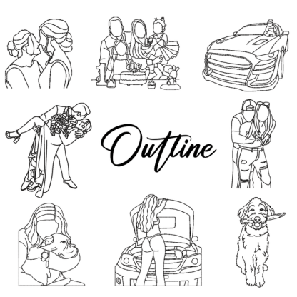 Custom Embroidered Sweatshirt Portrait Couple Family Gift (2 for Couples Free Shipping)