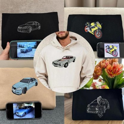 Custom Car Embroidered Shirts – A Stylish Gift for Car Enthusiasts and Couples