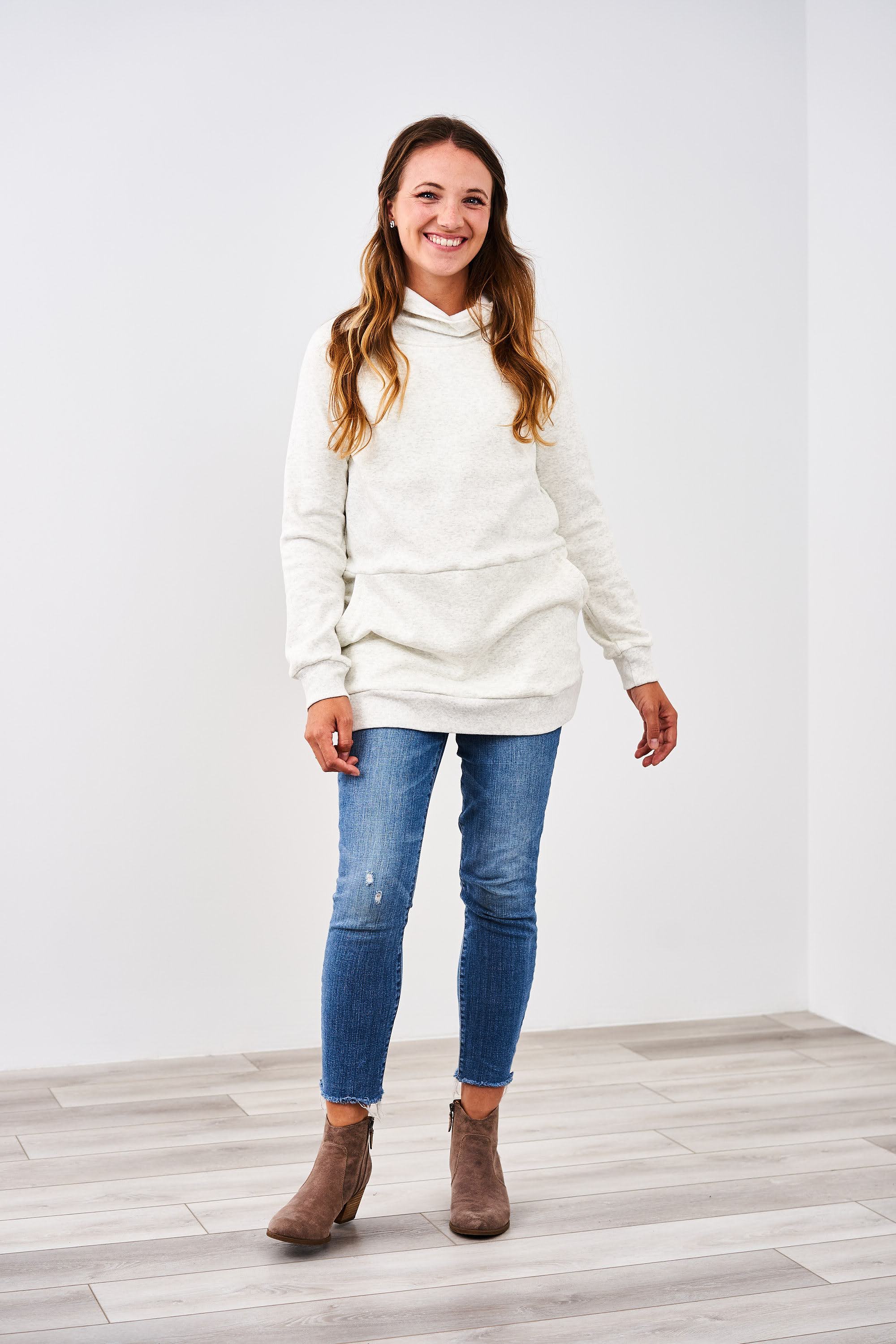 Latched Mama Harbor Snap Nursing Pullover