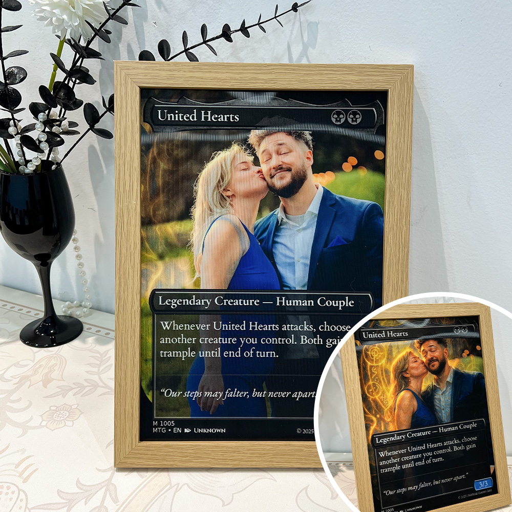 Custom Anime Couples MTG Magic TCG Frame Wall Art