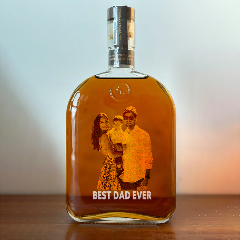 Customize The Best Dad Photo Whiskey Bottle Ever, A Father's Day Gift For Dad