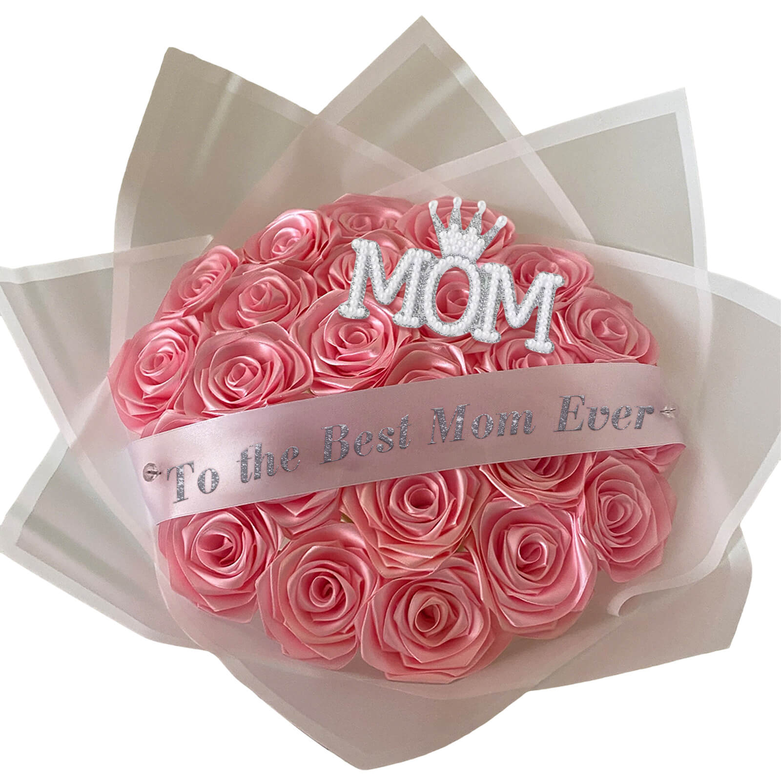 💕Eternal Roses - HandMade From Satin Ribbon(Never Wither)