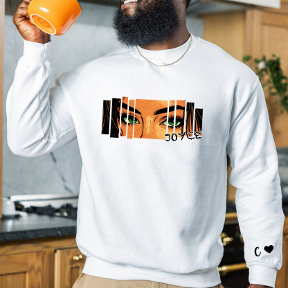 Custom Eyes Shirt, Couples Matching Shirts