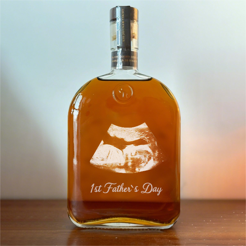 Custom 'World's Best Dad' Whiskey Bottle - Memorial Gift For New Fathers