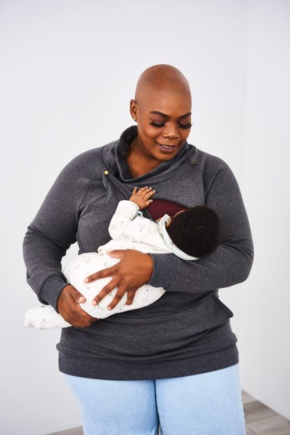 Latched Mama Harbor Snap Nursing Pullover