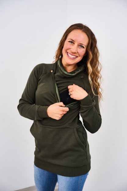 Latched Mama Harbor Snap Nursing Pullover