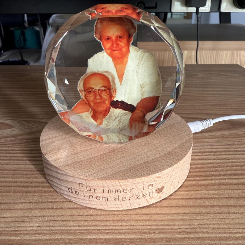 Custom Engraved 3d Crystal Picture Gift For Pets Couples Parents,Christmas Gifts,Perfect Gifts