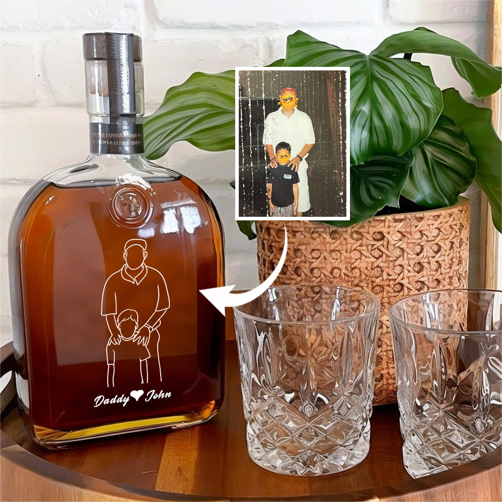 Customize Your Whiskey Bottle With Photos And Words To Capture A Beautiful Moment