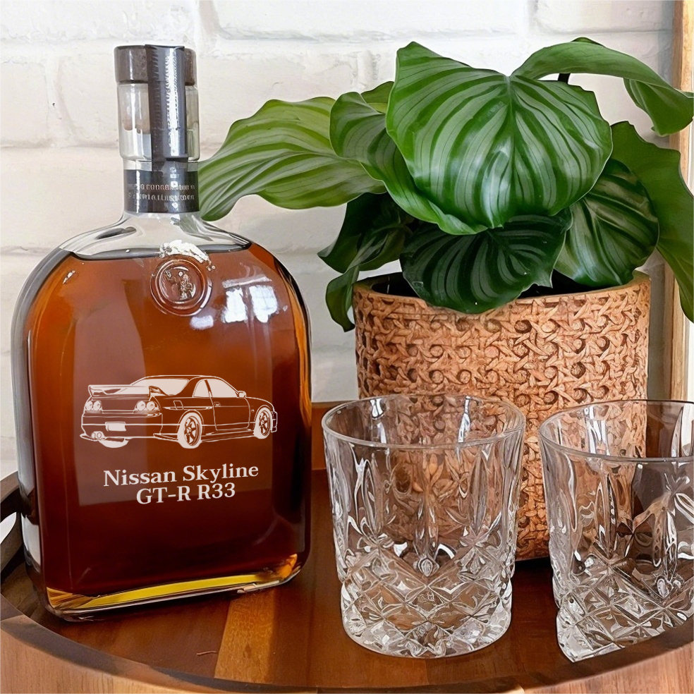 Customize Your Dad's Exclusive Car Whiskey Bottle As A Father's Day Gift For Him