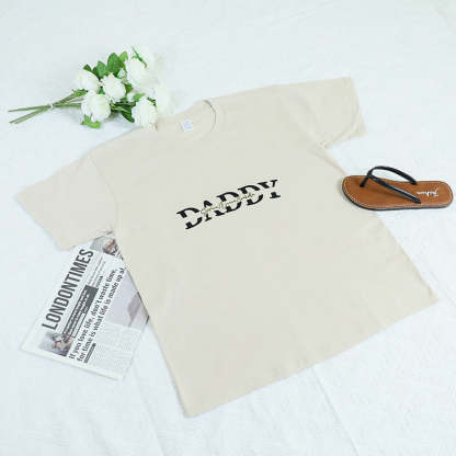 Dad Embroidery Hoodie Personalized, Father T-Shirt Gift, Cool Dad Sweatshirt