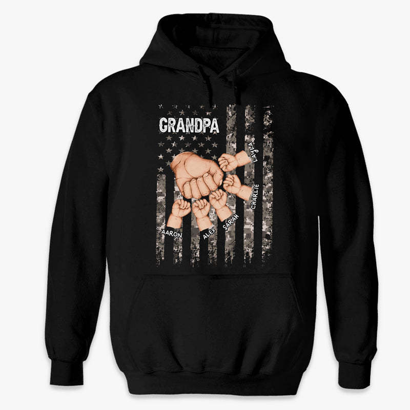 Grandpa Is Like Dad Without Rules - Family Personalized Custom Sweatshirt - Gifts to Dad