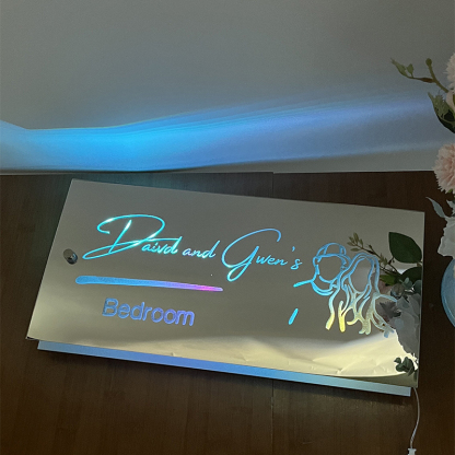 💗Personalized Outline Photo Mirror - Light Up Mirror(Buy 2 Get Free Shipping)