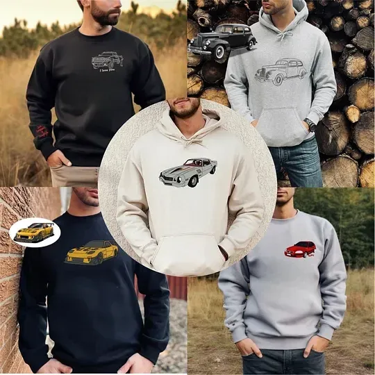 The Perfect Vatertag Gift: Custom Car Hoodies for Dad!