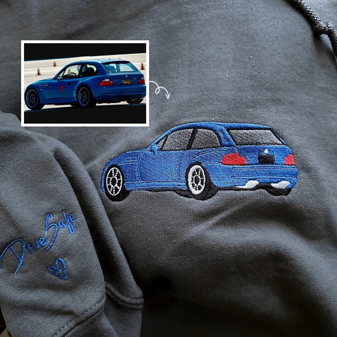 Custom Car Embroidered Shirts – A Stylish Gift for Car Enthusiasts and Couples